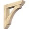 Ekena Millwork Legacy Slat Rough Sawn Bracket w/ Offset Brace, Douglas Fir, 8"W x 40"D x 40"H BKT0806X40X40LEC06RDF - alternate 1